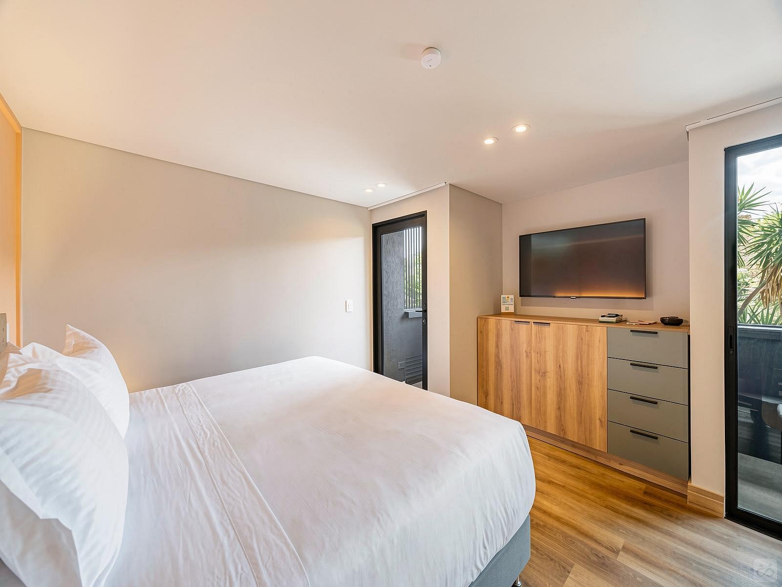 Studio Apartment W/ Kitchen & 2 Balconies - 78