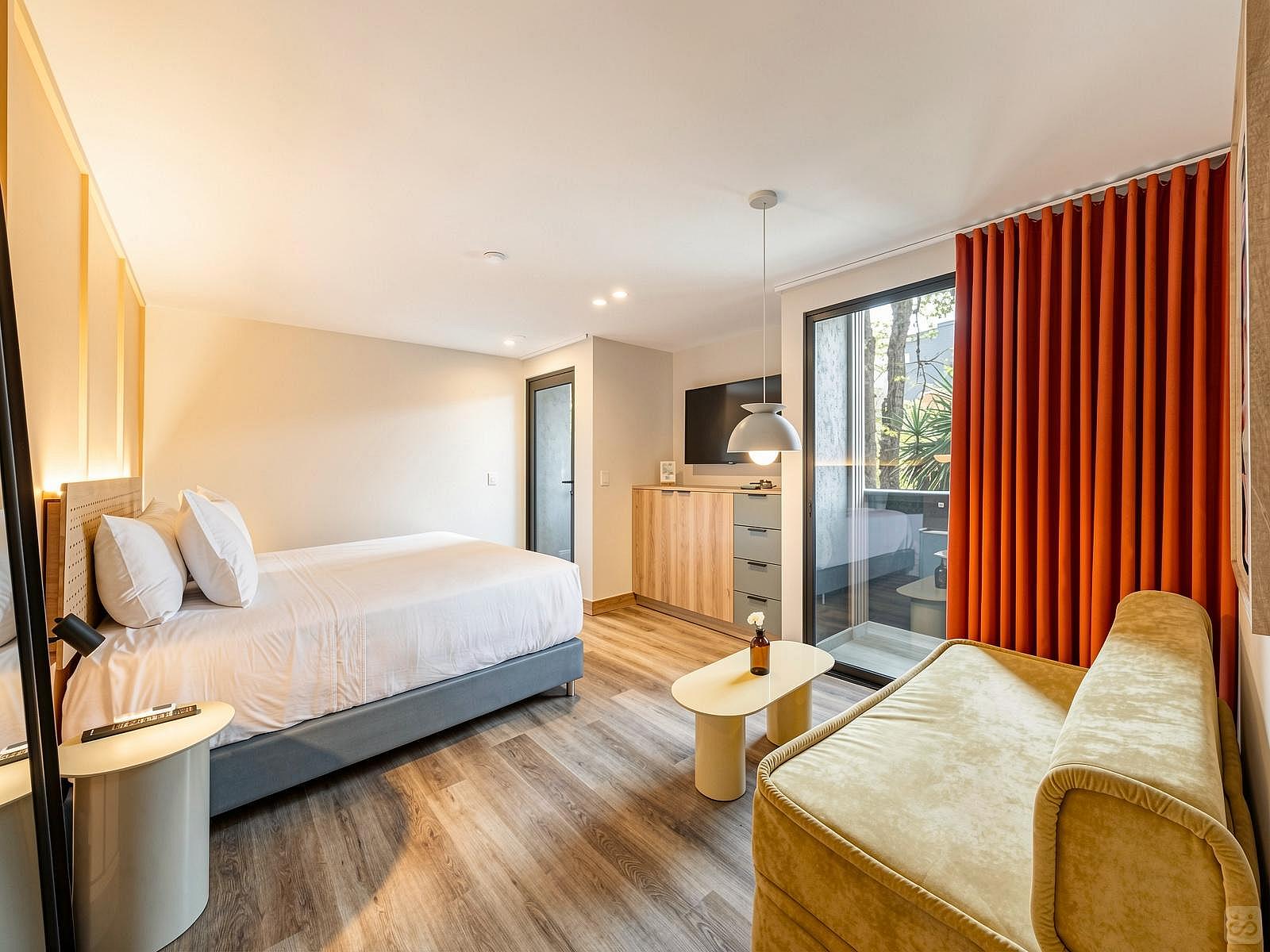 Studio Apartment W/ Kitchen & 2 Balconies - 83