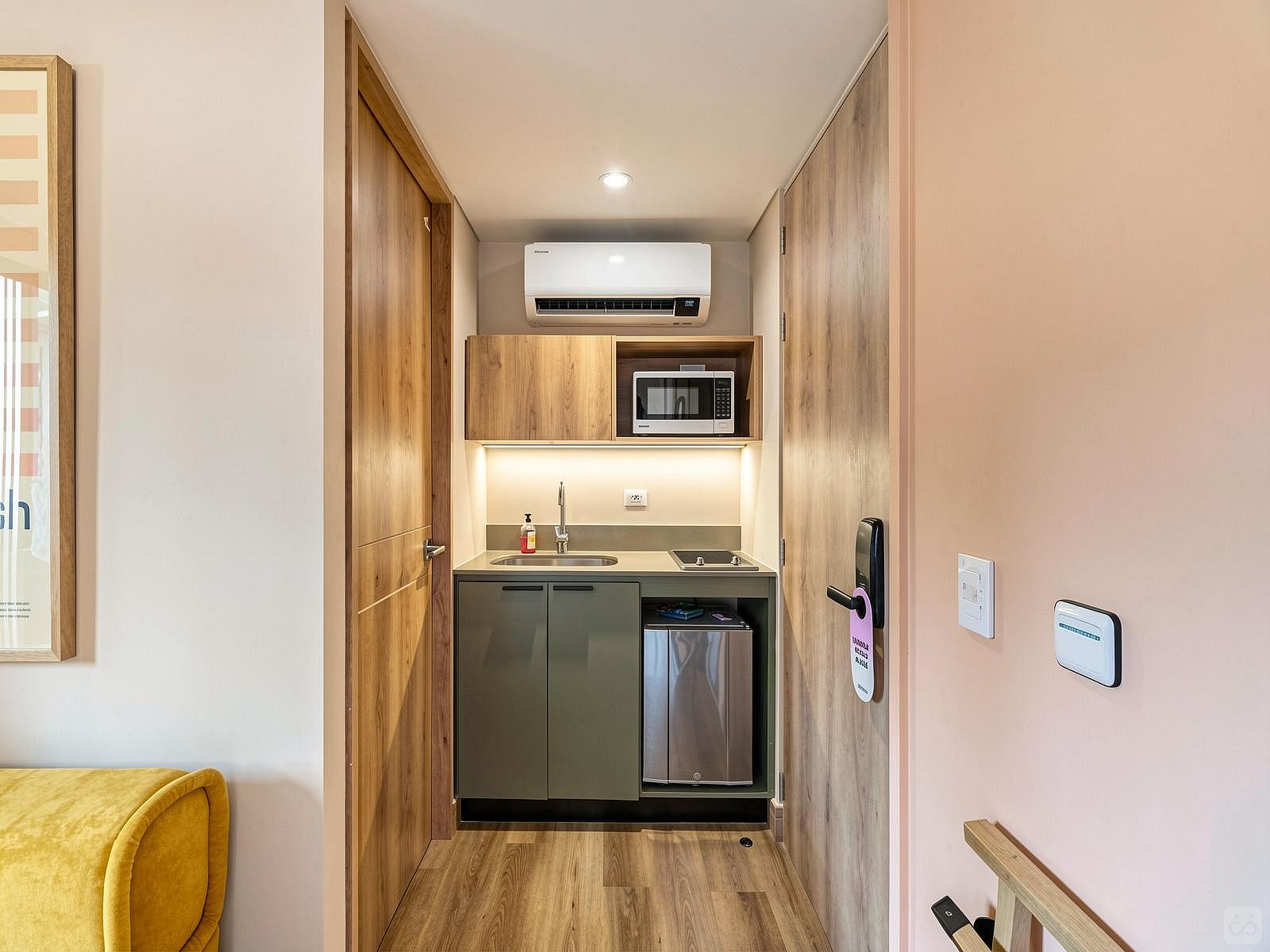 Studio Apartment W/ Kitchen & 2 Balconies - 82