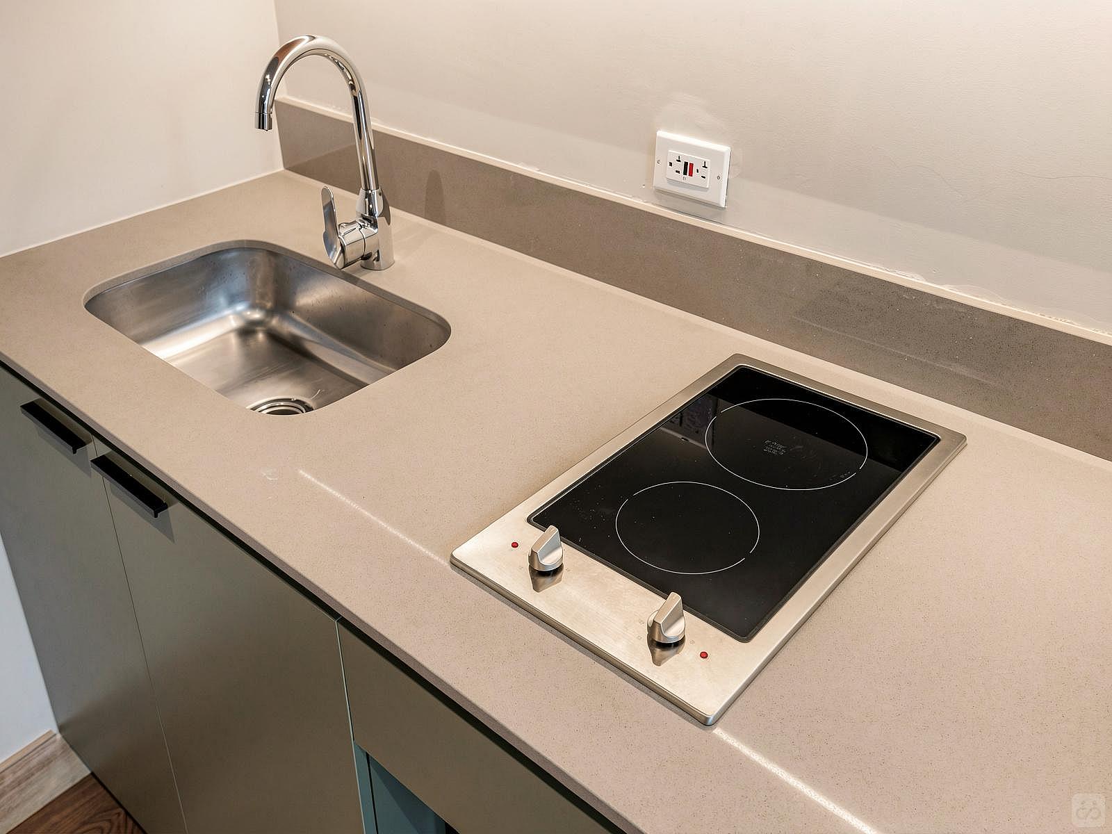 Studio Apartment W/ Kitchen & Balcony - 90