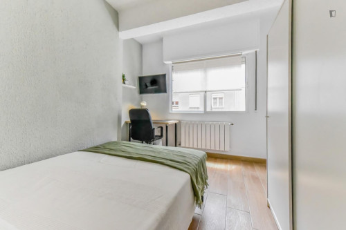 Great looking single bedroom in a property with balcony