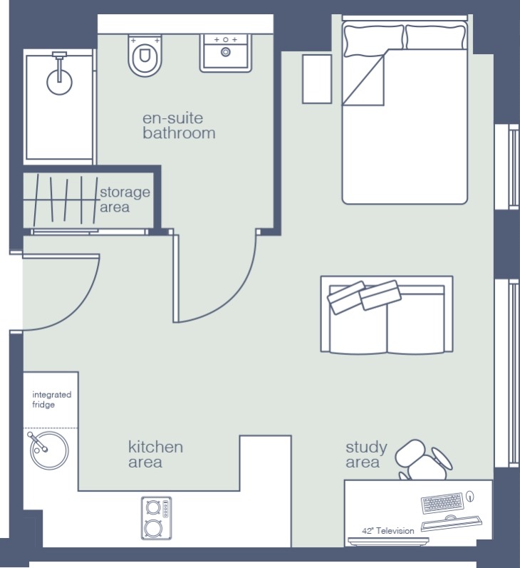  Premium Apartment - [ 205/206/207 ] Lvl 2  -  Union Student Living  - Gallery -  8