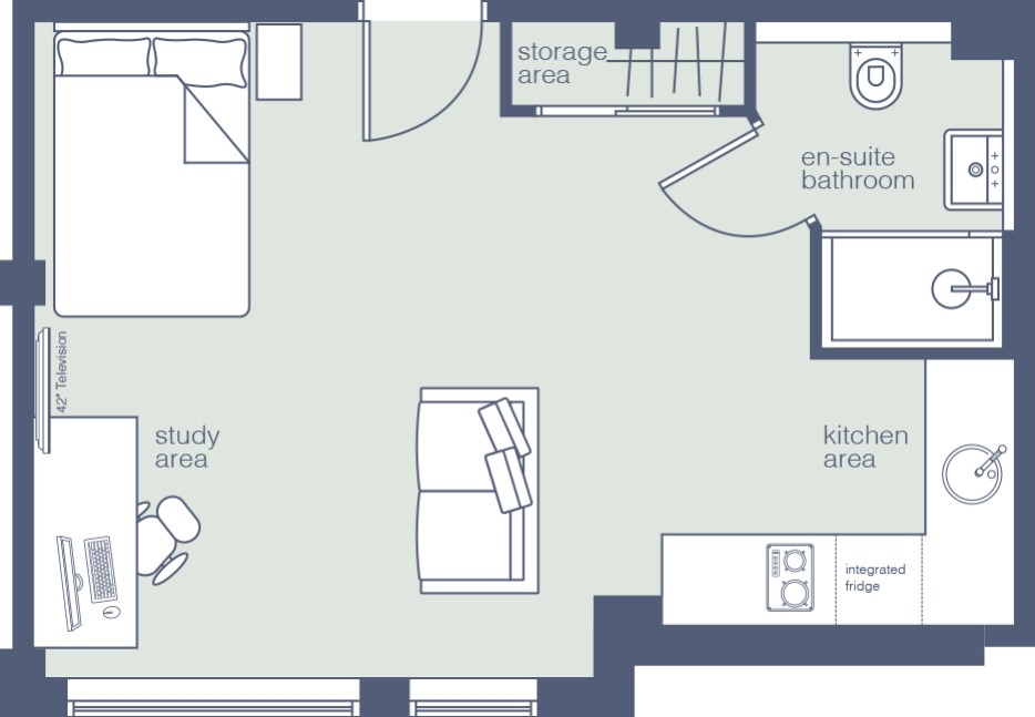  Prestige Apartment - 704 Lvl 7  -  Union Student Living  - Gallery -  4