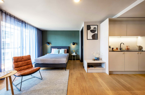 Studio Apartment mit Balkon | S