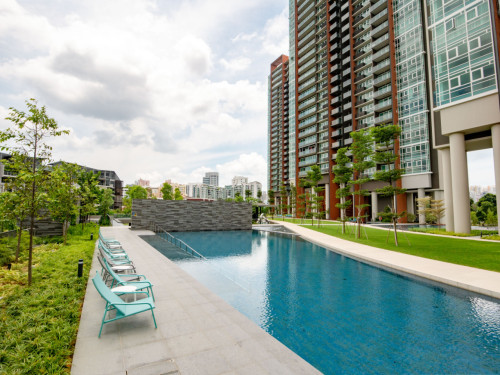 Stunning Modern Complex w/ Gym in front of Alexandra Canal Water Play Area