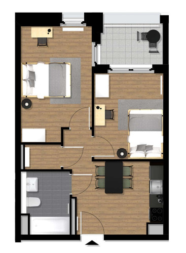 Zimmer in der Gref-Völsing-Straße - Gallery - 55