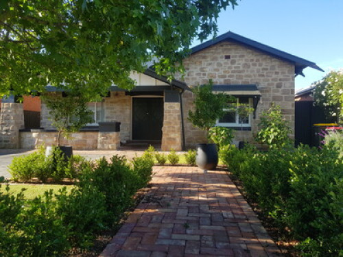 A Heritage home with big back yard.