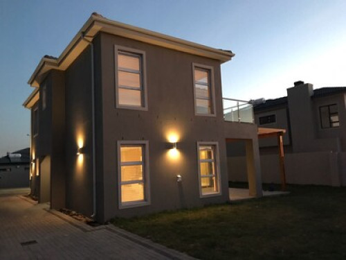Modern Home with Dad and Daughter