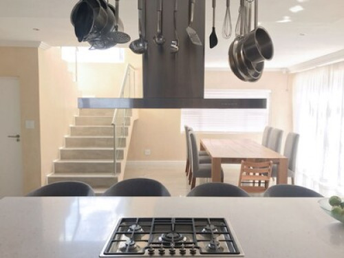 Modern Home with Dad and Daughter