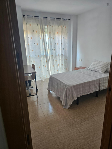 Comfortable single bedroom ideal for Universidad Católica San Antonio de Murcia students