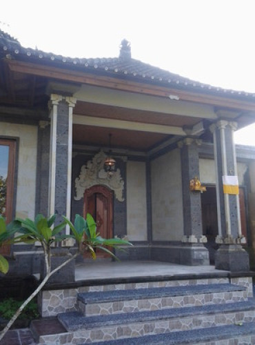 Villa with river and ricefield view