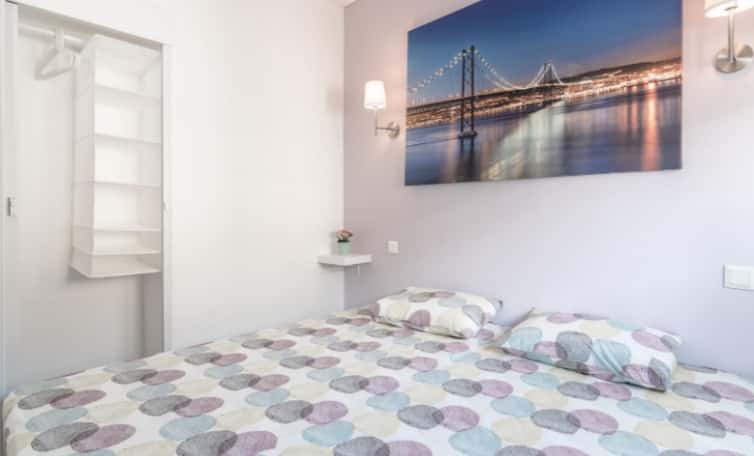 Quarto Com Cama De Casal Em Apartamento De 2 Quartos - Flat Campolide - Campolide 11 - 3