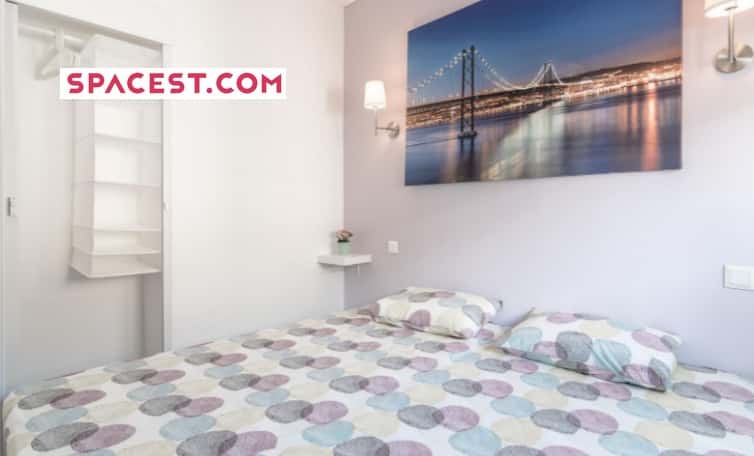 Quarto Com Cama De Casal Em Apartamento De 2 Quartos - Flat Campolide - Campolide 11 - 2