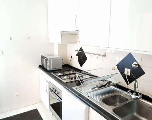 Quarto com cama de casal em apartamento com 6 quartos - FLAT LUPI - LUPI 2