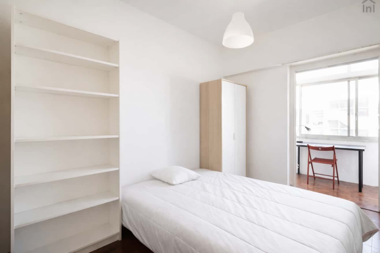 Quarto Com Cama De Casal Em Residência - FLAT PP - PP204 - 3
