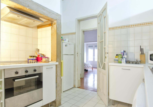 Quarto com cama de casal, com varanda, em apartamento com 6 quartos - FLAT A - A4 - Gallery - 20