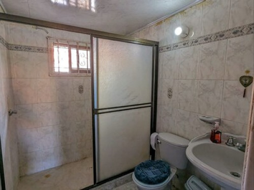 Room with central balcony