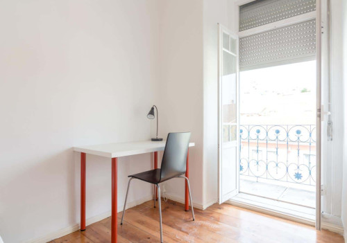 Quarto com cama de casal em apartamento com 9 quartos - FLAT N - N1 - Gallery - 15