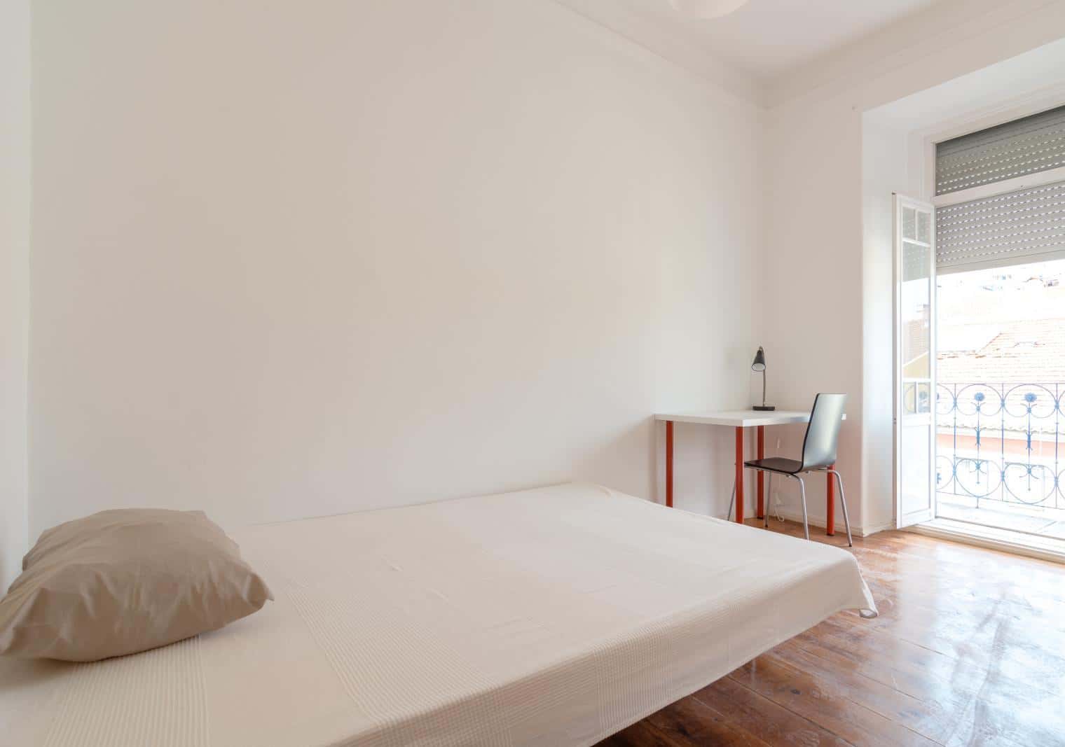 Quarto Com Cama De Casal Em Apartamento Com 9 Quartos - FLAT N - N1 - 3