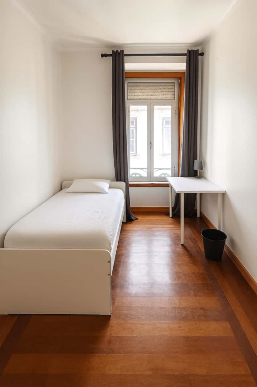 Quarto Com Cama De Solteiro Em Apartamento Com 5 Quartos - FLAT D - D01 - 3