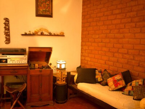 Quiet place with green surroundings