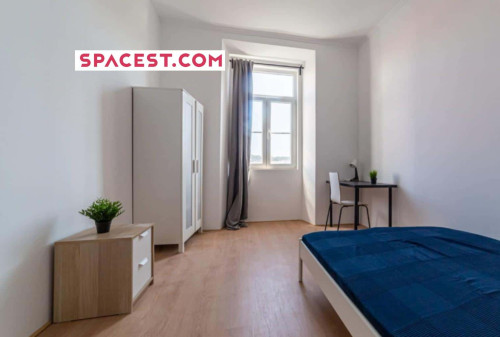 Quarto com cama de casal em apartamento com 9 quartos - FLAT Y - Y2 - Gallery - 13