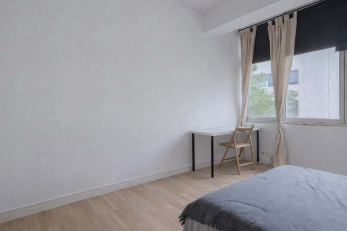 Quarto Com Cama De Casal Em Apartamento Com 6 Quartos - FLAT LP - LP207 - 5