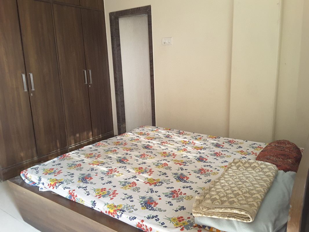 Master Bedroom (Single Bed)  -  A Beautiful Apartment in Mumbai  - Gallery -  1