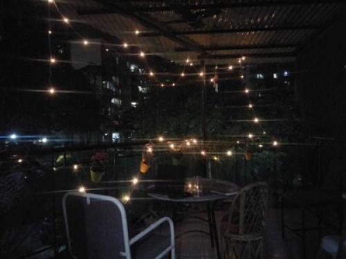 Green balcony, peaceful room