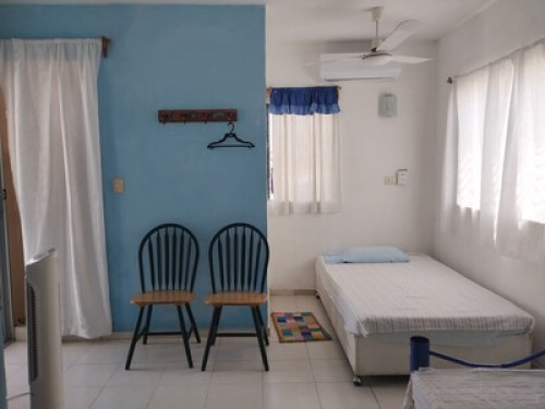 One bedroom for 2 people in Merida.