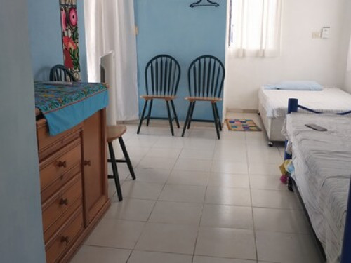 One bedroom for 2 people in Merida.