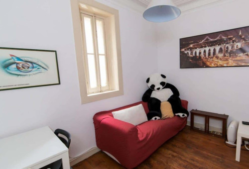 Quarto com cama de solteiro em apartamento com 8 quartos - FLAT E - SALDANHA 57E - Gallery - 17