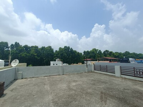 Room in the midst of greenery