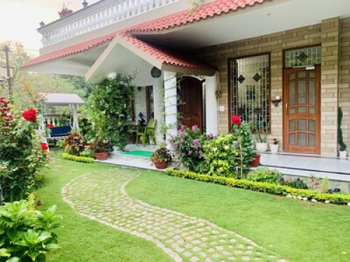 Aesthetic villa with open terrace