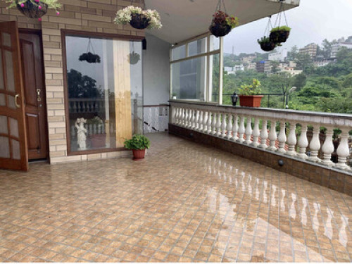 Aesthetic villa with open terrace