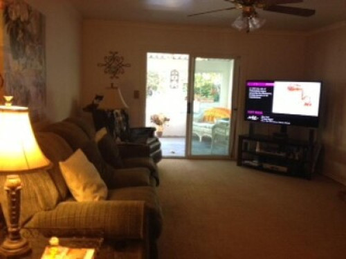 4 bedroom home mile up from beach. 