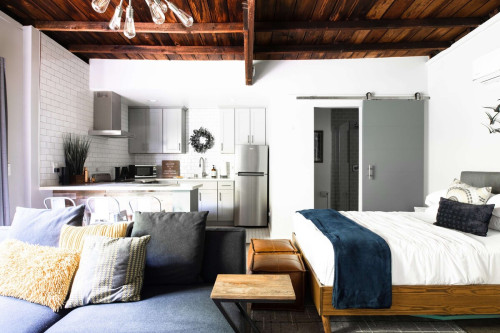 Hip Loft-Style Guest Suite