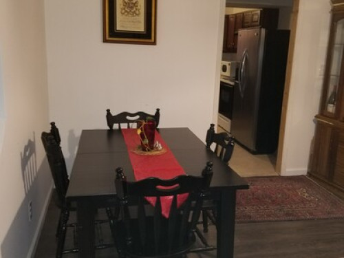 The comforts of home. 