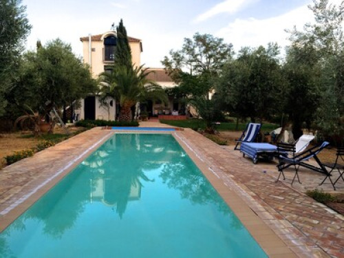 cottage with pool and garden