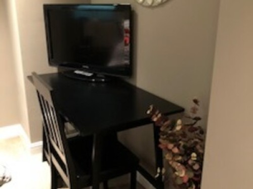 private room with bathroom inside 