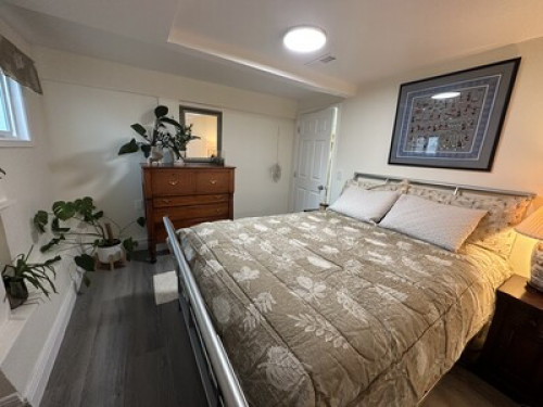 Furnished  master bedroom suit