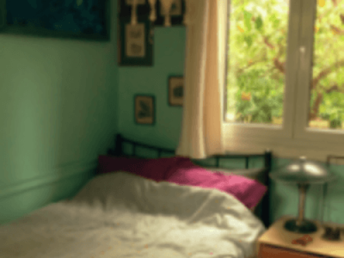 cozy  colourful apartment in garden