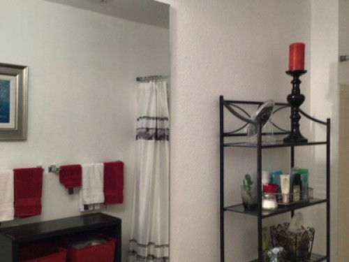One bedroom with private bath 