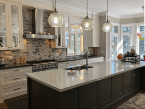 Mansion on a lake near Toronto