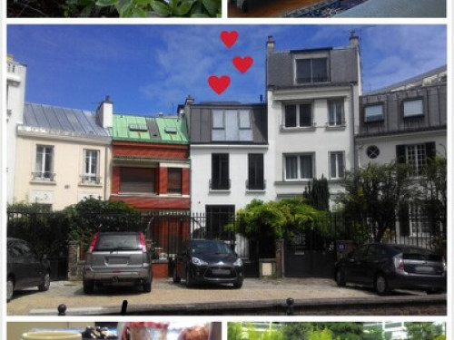 House with garden in Paris centre