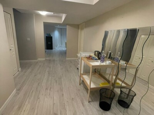 One bedroom in a 1400sf basement