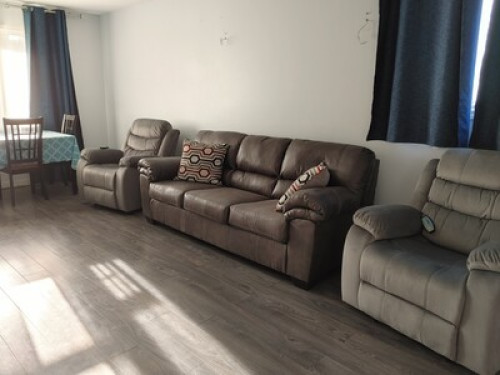 I live in a duplex house by myself.