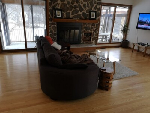 Beautiful house on the river