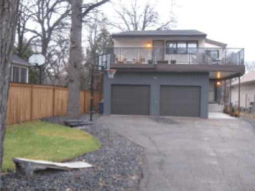 Beautiful house on the river