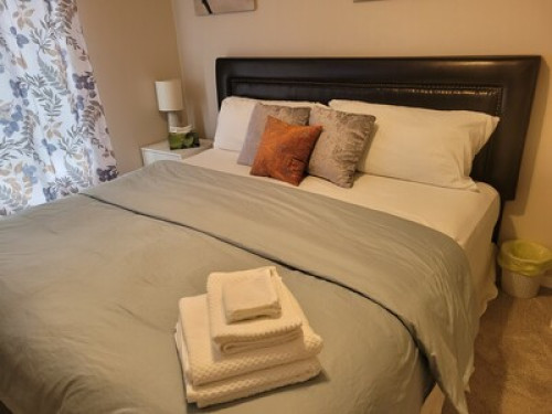 Comfy guest room with private bath